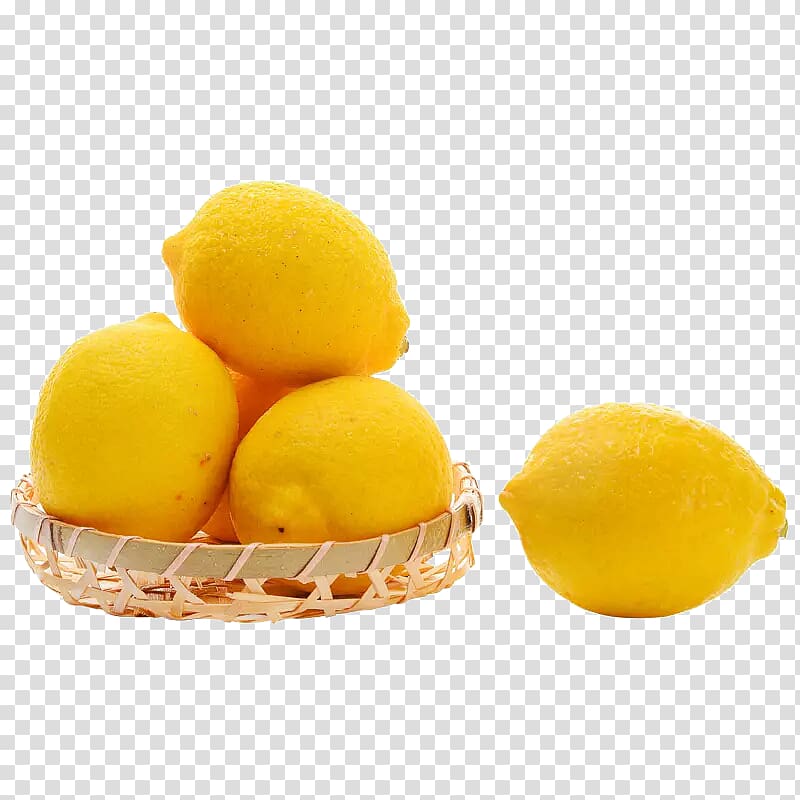 Lemon Anyue County Mandarin orange Kumquat Auglis, Fresh lemon material transparent background PNG clipart