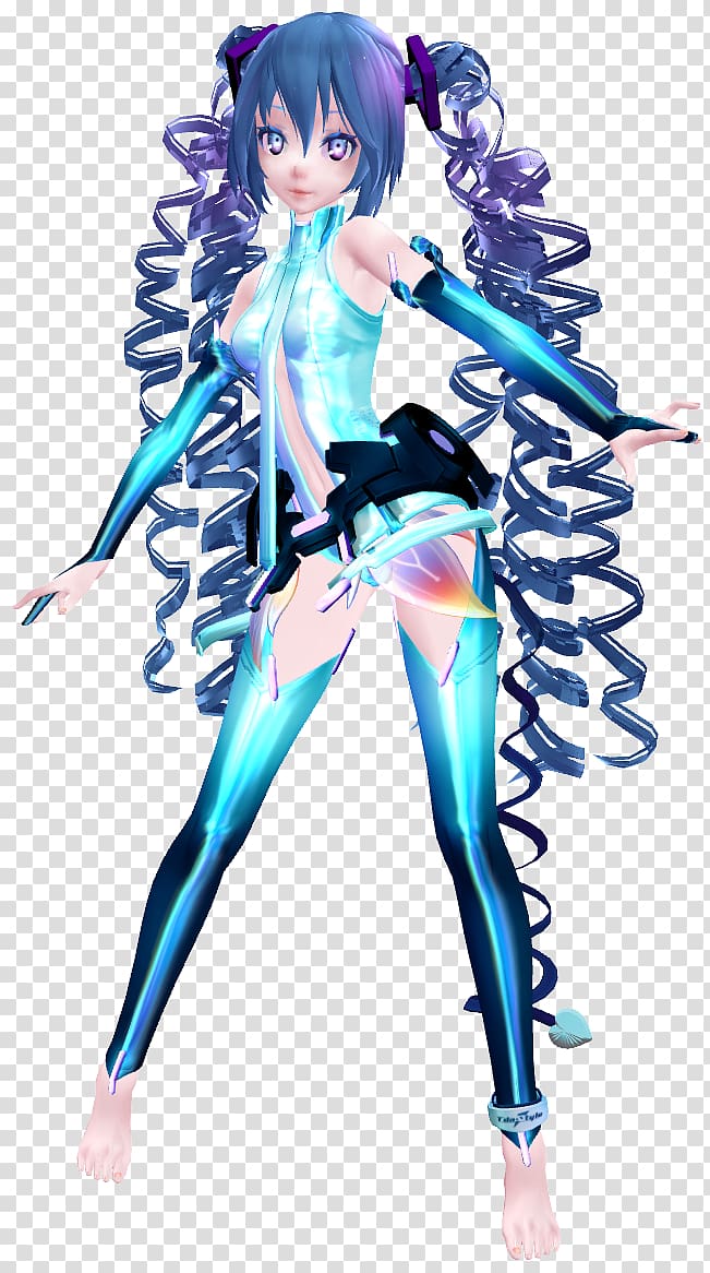 Hatsune Miku MikuMikuDance Vocaloid 4 , hatsune miku transparent background PNG clipart