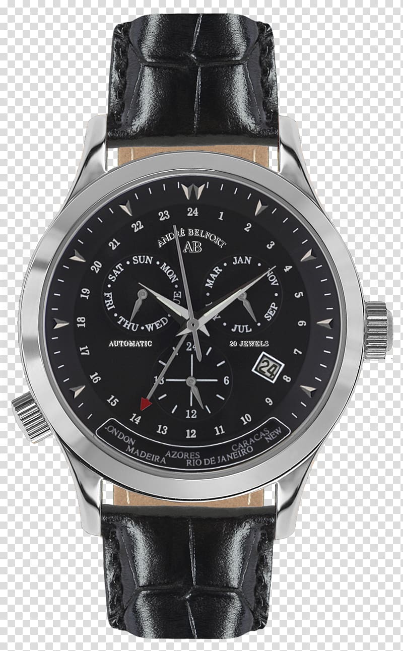 Chronograph Watch strap Watch strap Leather, watch transparent background PNG clipart