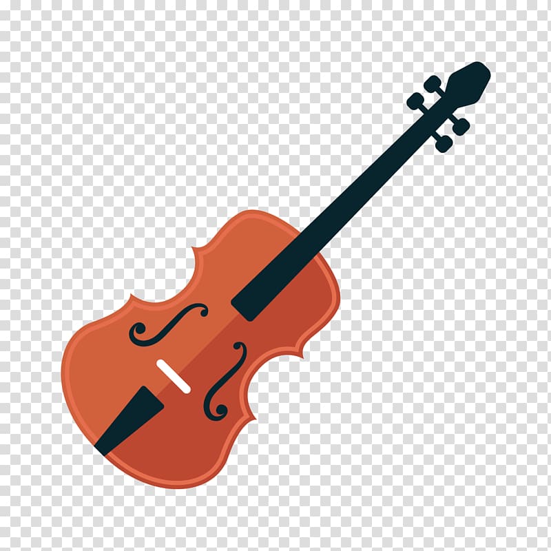 Erhu Violin Musical instrument Pipa, Cartoon musical instrument violin transparent background PNG clipart