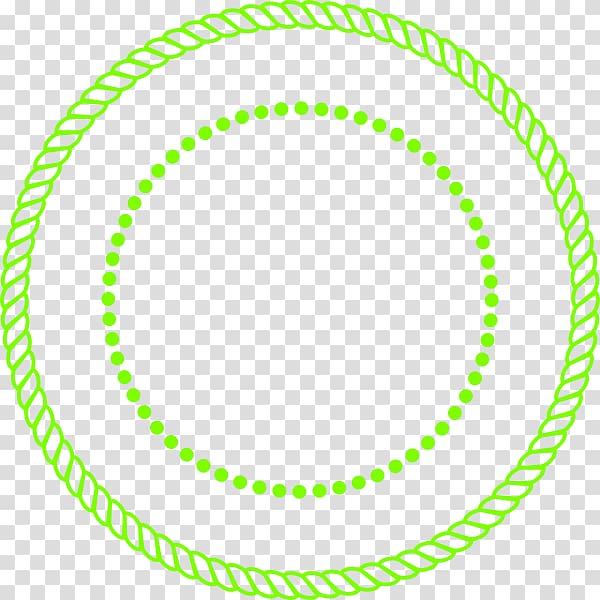 Rope Circle , green circle transparent background PNG clipart