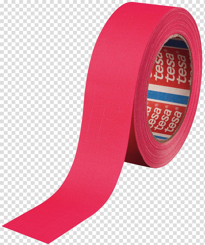 Adhesive tape TESA SE Millimeter Electrical tape, pink cloth transparent background PNG clipart