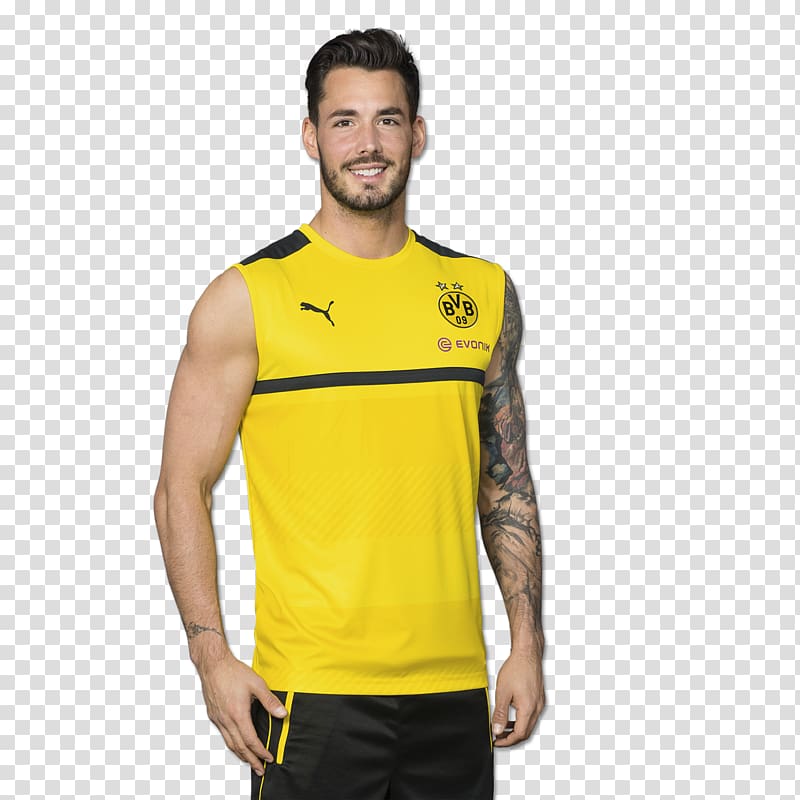 Roman Bürki Borussia Dortmund DFB-Pokal T-shirt Football player, T-shirt transparent background PNG clipart