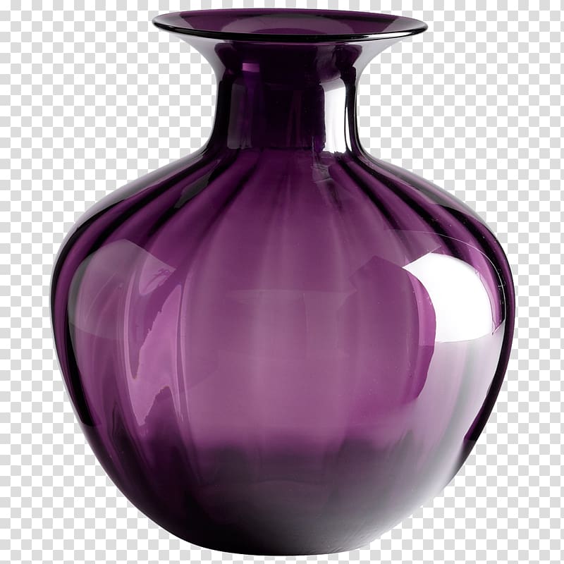 Vase Glass Purple Decorative arts Living room, vase transparent background PNG clipart