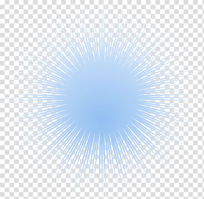 divergent blue rays sun transparent background PNG clipart