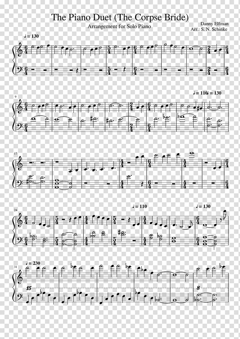 Sheet Music Musical note Piano solo, sheet music transparent background PNG clipart