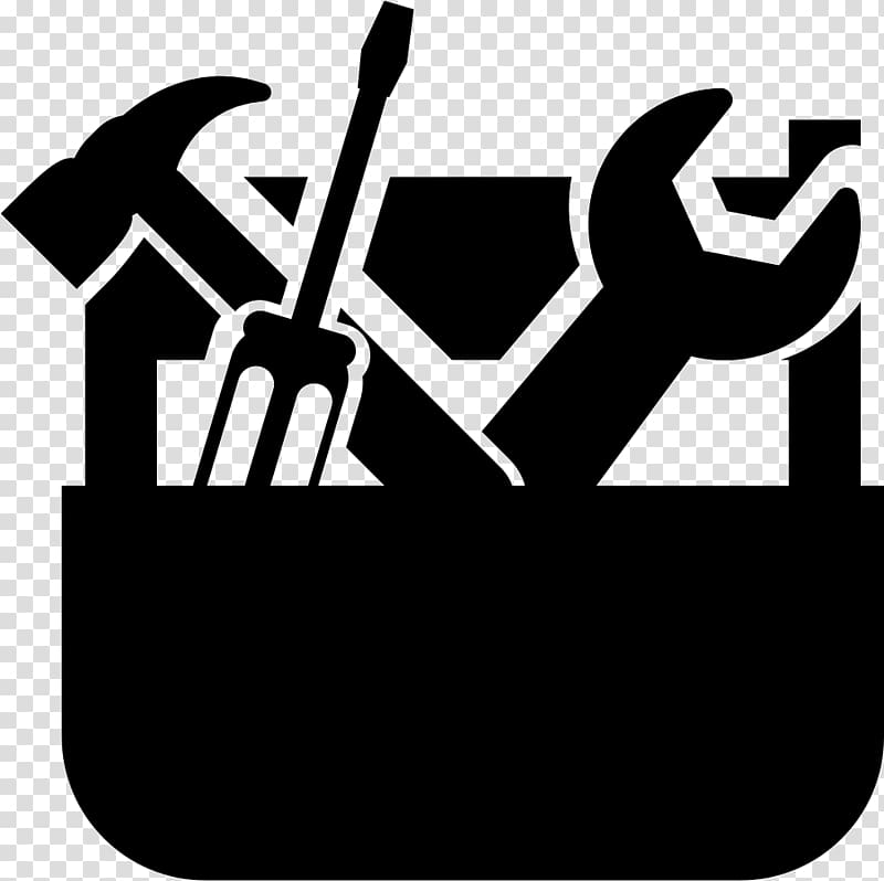 toolbox clipart black and white