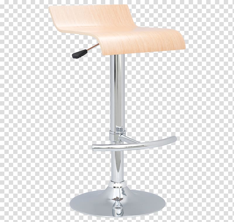 Bar stool Stainless steel Seat Wood, seat transparent background PNG clipart