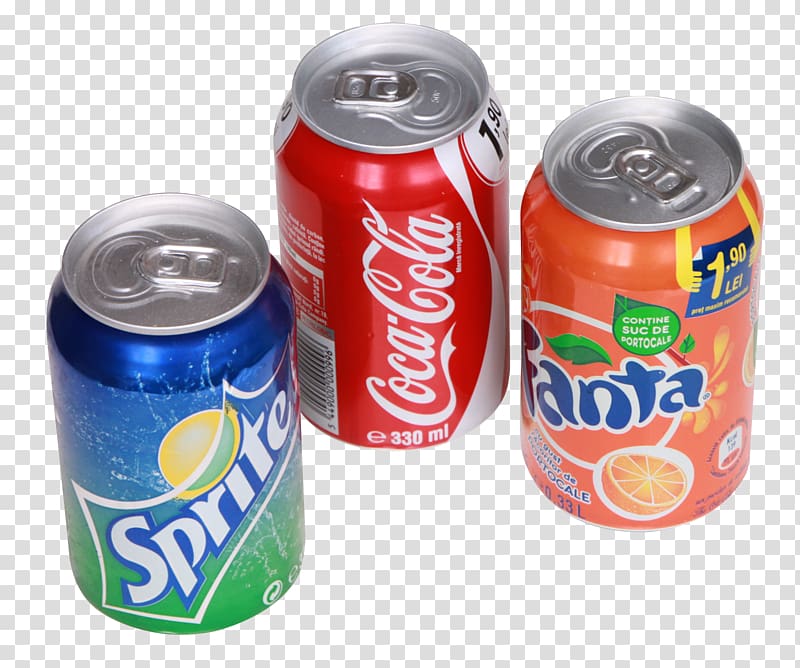several soda cans, Coca-Cola Orange Soft drink Diet Coke, Soda Can transparent background PNG clipart