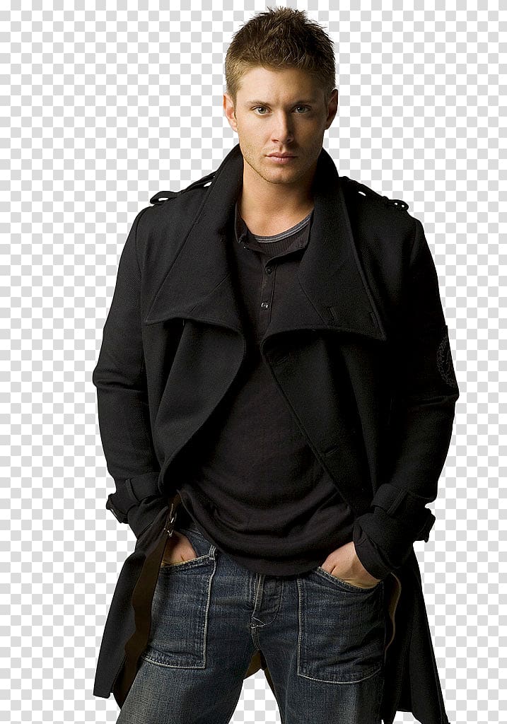 Jensen Ackles, men's black suit transparent background PNG clipart