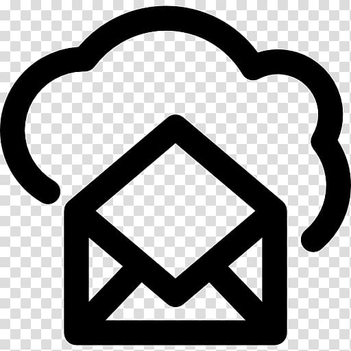 Computer Icons Cloud computing Email, Cloud outline transparent background PNG clipart