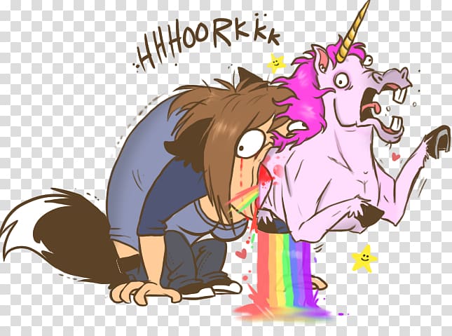 Unicorn Vomiting Rainbow Legendary creature, unicorn cartoon transparent background PNG clipart