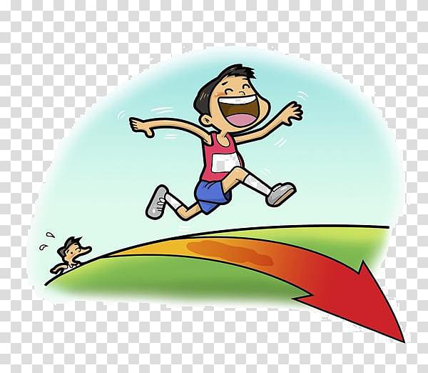 Drawing Cartoon Illustration, Cartoon runners transparent background PNG clipart