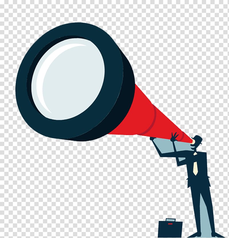 man using telescope , Telescope Businessperson Icon, Telescope and business people transparent background PNG clipart