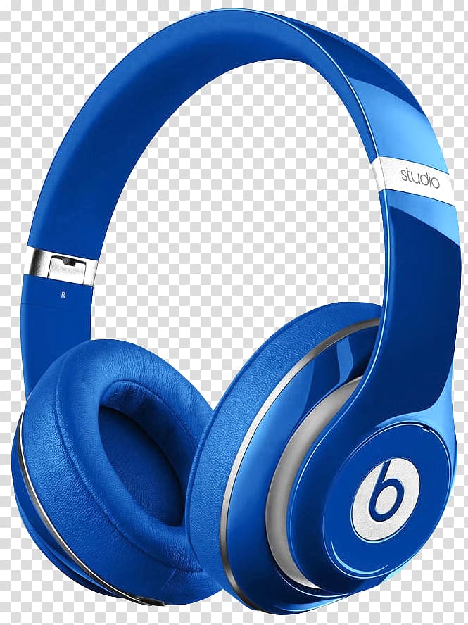 blue Beats by Dr. Dre Beats Studio, Noise-cancelling headphones Beats Electronics Wireless Bluetooth, Headphone transparent background PNG clipart