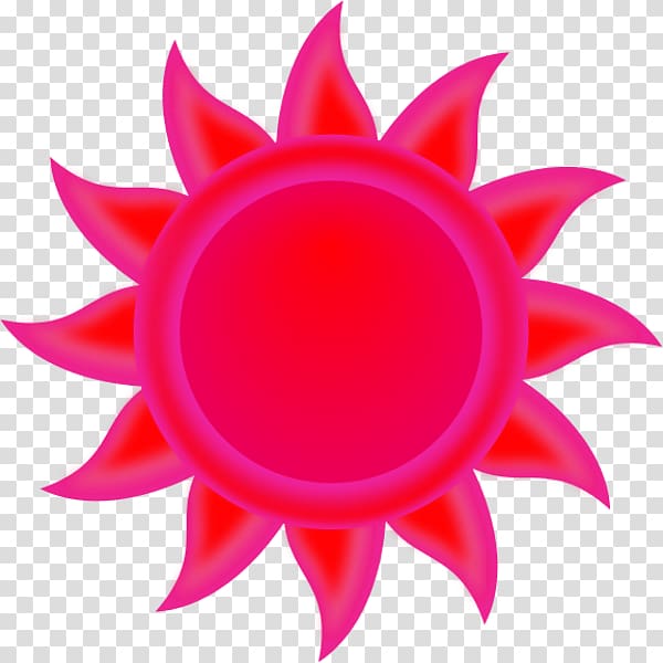 , Red Sun transparent background PNG clipart