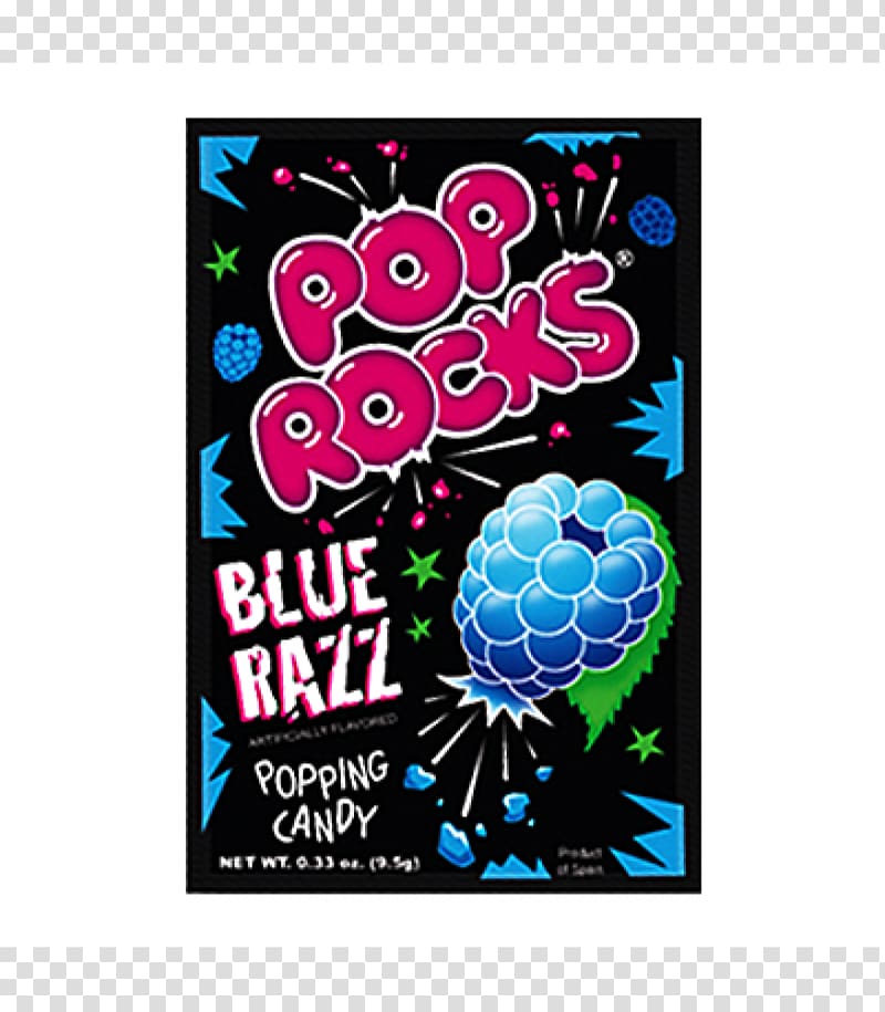 Pop Rocks Fizzy Drinks Candy Gummy bear Blue raspberry flavor, pop rocks transparent background PNG clipart