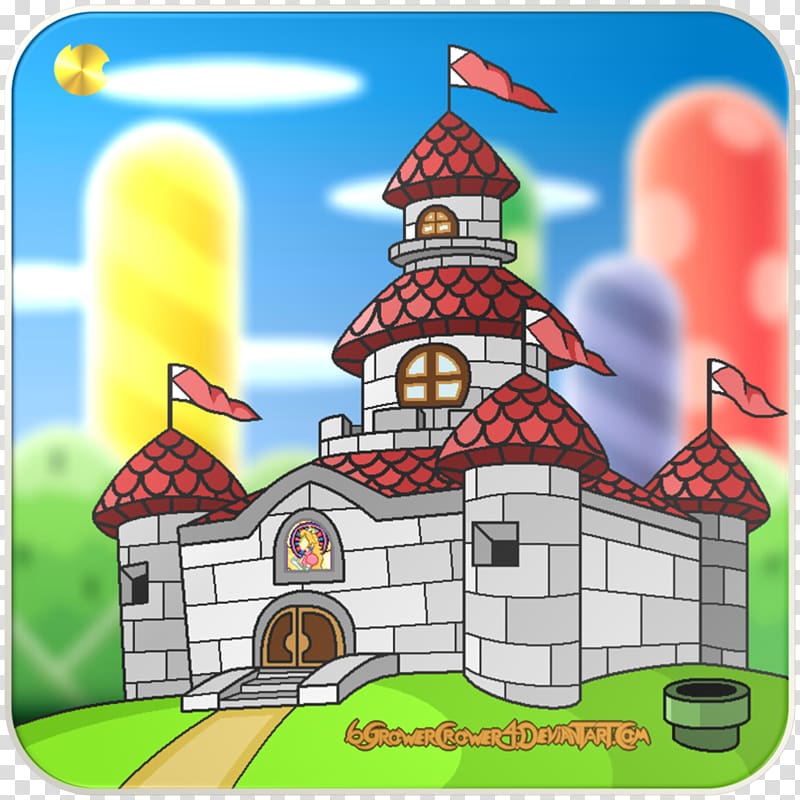 Princess Peach Super Mario Bros. Bowser Mario & Luigi: Superstar Saga, el castillo transparent background PNG clipart