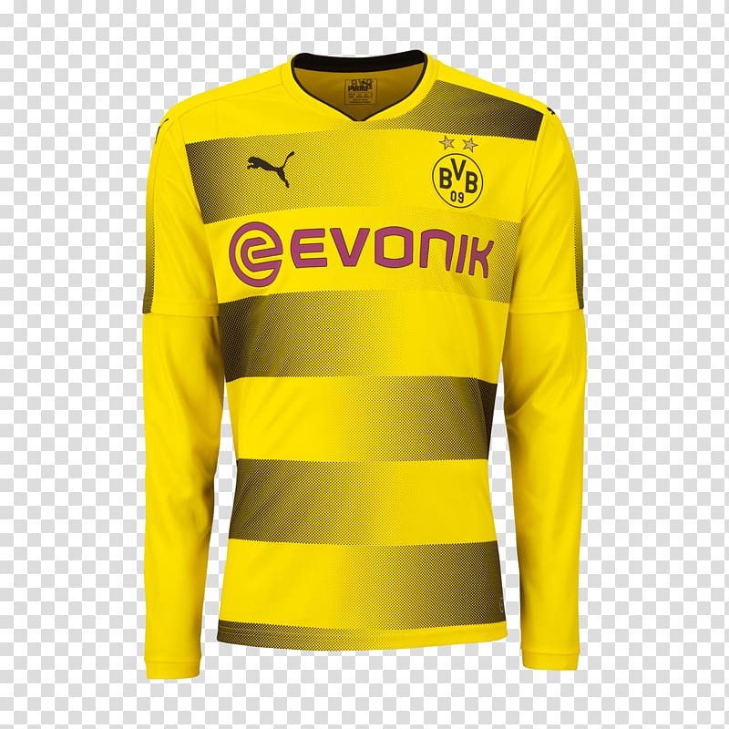 Borussia Dortmund UEFA Champions League Bundesliga Jersey Kit, T-shirt transparent background PNG clipart