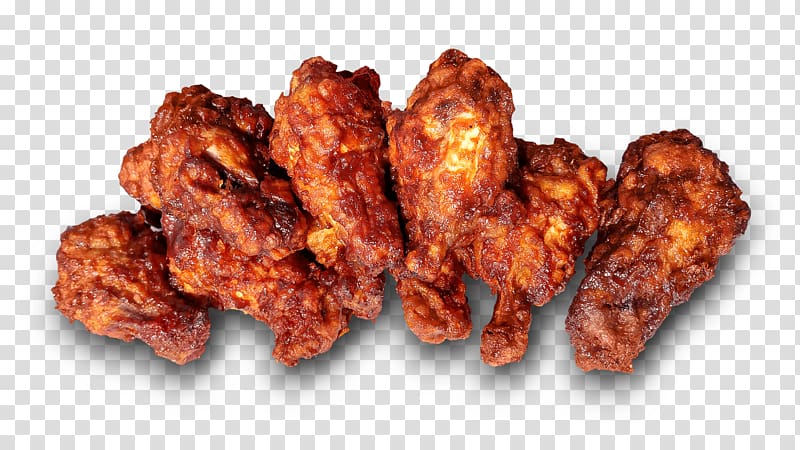 Fried chicken Buffalo wing Hickory wings Tandoori chicken Karaage, fried chicken transparent background PNG clipart