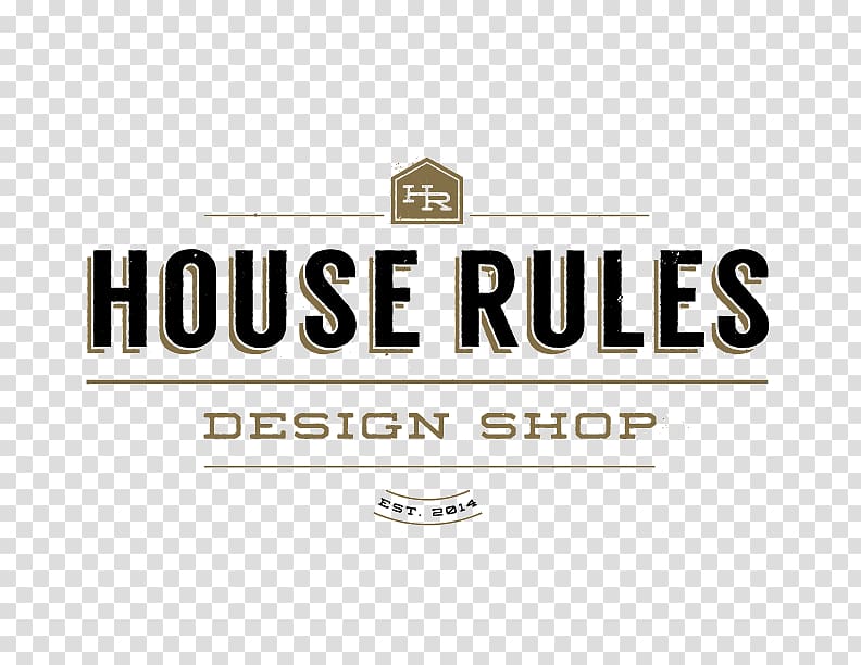 House Rules Design Shop Logo, house transparent background PNG clipart