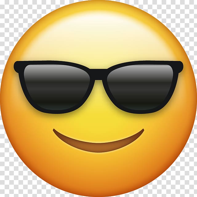 yellow smiley emoji, Emoji Computer Icons Emoticon , sunglasses emoji transparent background PNG clipart