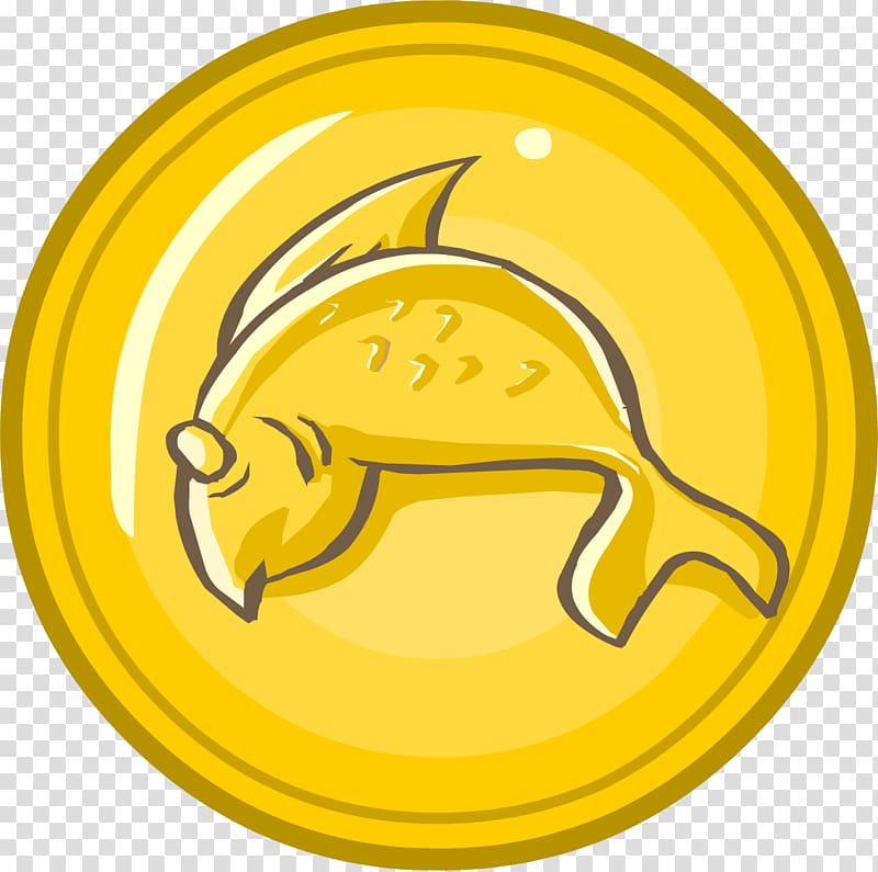 Club Penguin Gold coin , coins transparent background PNG clipart