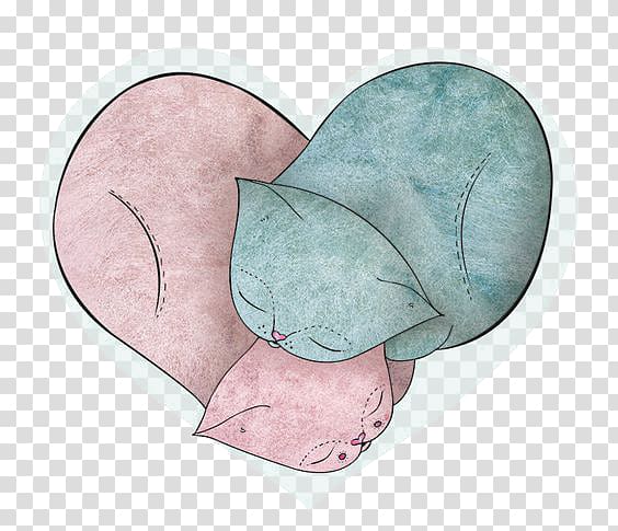 On Cats Kitten Gift Illustration, Cartoon cat transparent background PNG clipart