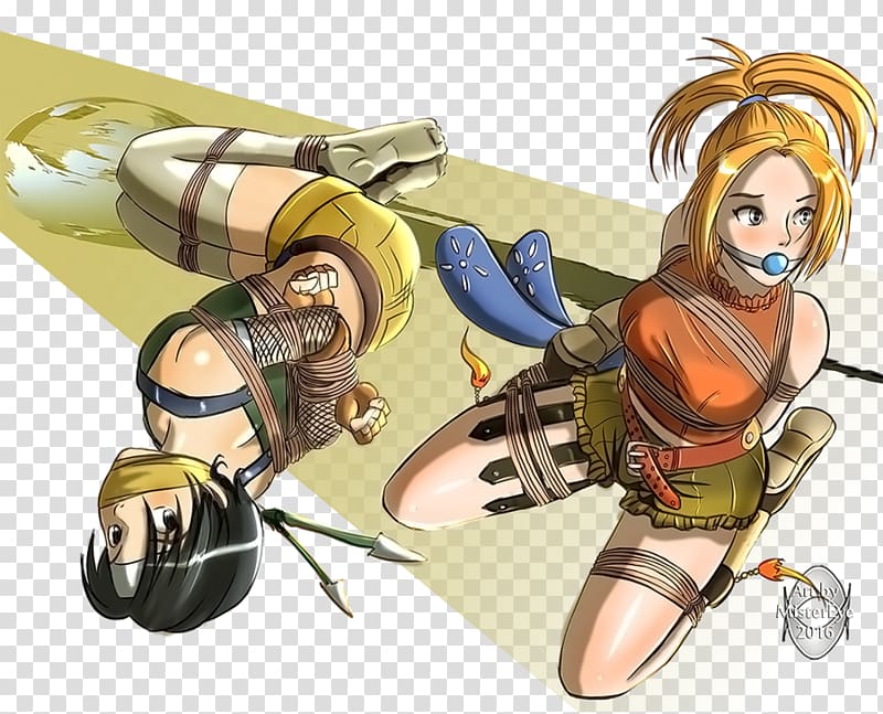 Final Fantasy X-2 Rikku Spira, bondage transparent background PNG clipart