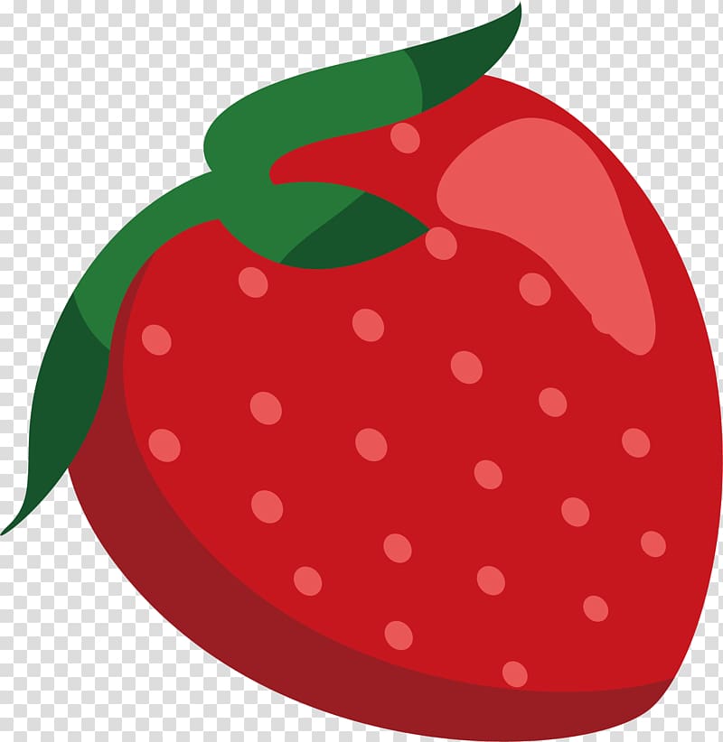 Red strawberry illustration, Strawberry Drawing Animation, Strawberry