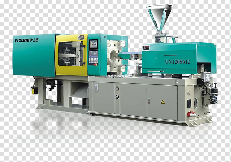 Injection molding machine plastic Guangdong Yizumi Injection moulding, molding machine transparent background PNG clipart