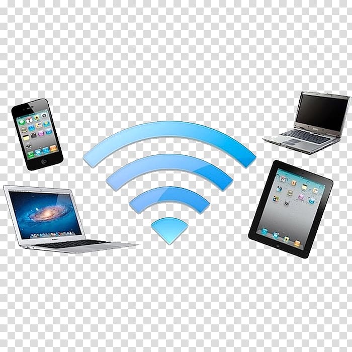 Wi-Fi Wireless repeater Internet Hotspot, share via transparent background PNG clipart