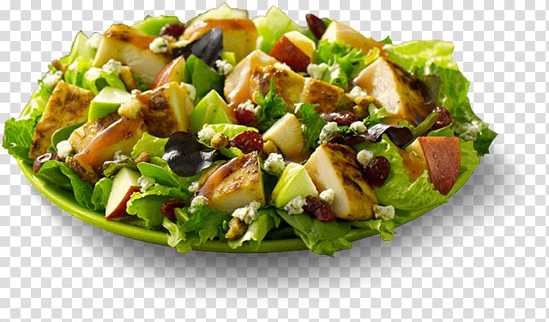 Chicken salad Caesar salad Fast food Wendy\'s, Salad Dressing transparent background PNG clipart