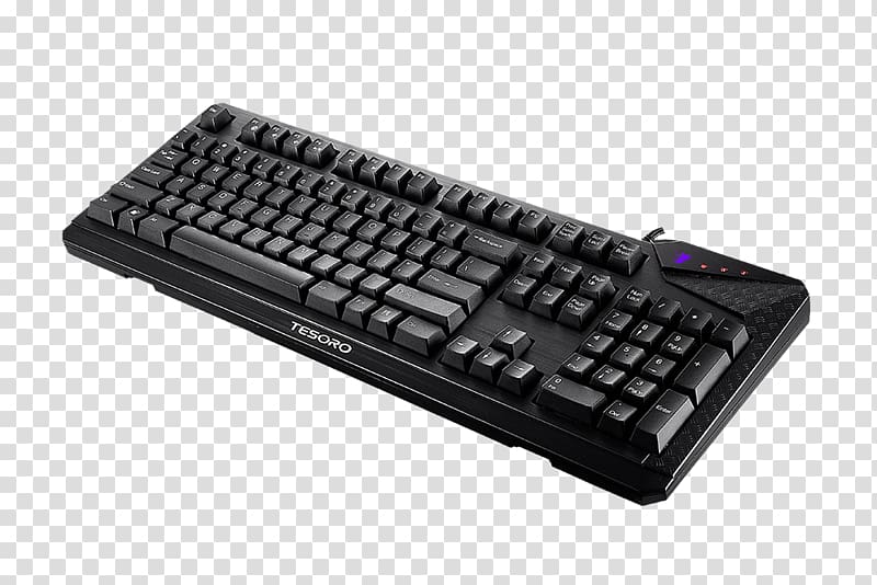 Computer keyboard TESORO Gaming Mouse TS-H2L Tesoro Gram Spectrum Low Profile G11SFL Blue Mechanical Switch Single Individual Cherry, cherry transparent background PNG clipart