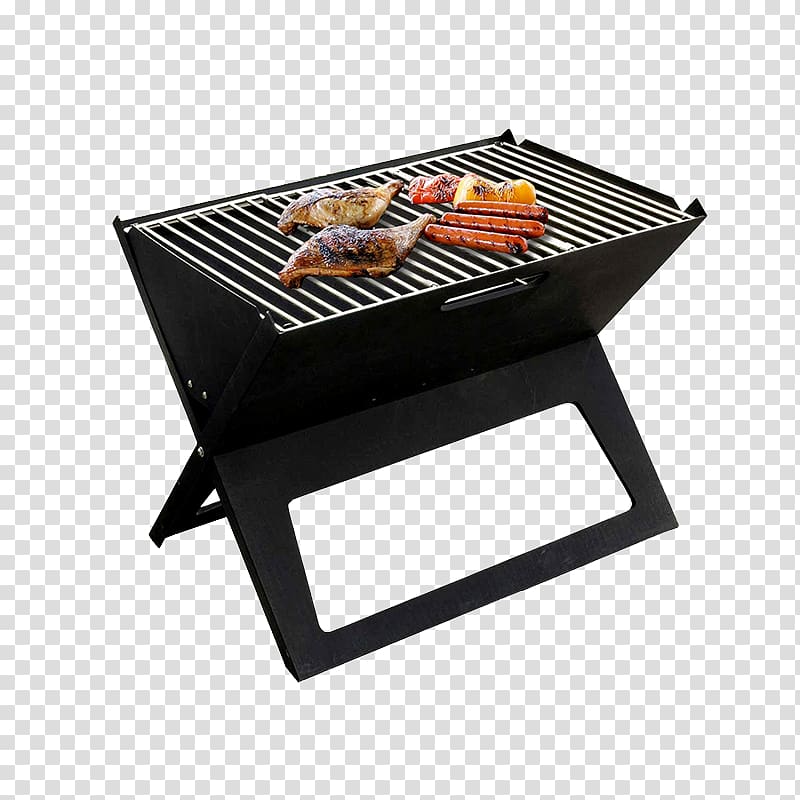 Barbecue Shashlik Charcoal Outdoor cooking Grilling, Folding BBQ barbecue transparent background PNG clipart