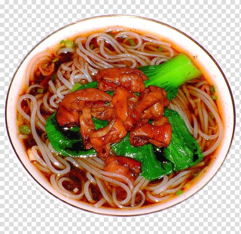 Bxfan bxf2 Huu1ebf Mi rebus Thukpa Chinese noodles Chow mein, Material characteristics of spicy rice noodles transparent background PNG clipart