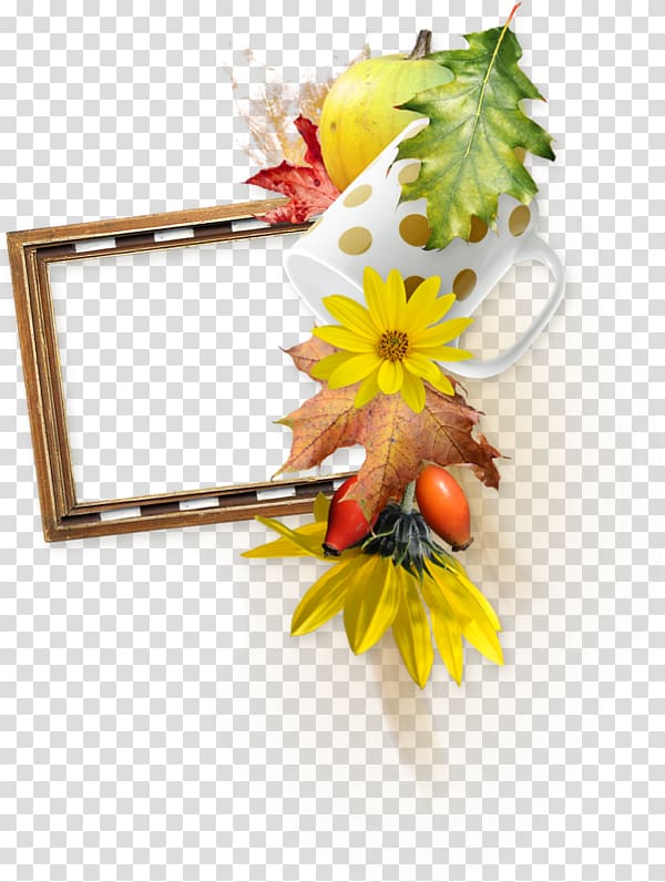 Floral design Cadre d\'entreprise , autumn Frame transparent background PNG clipart