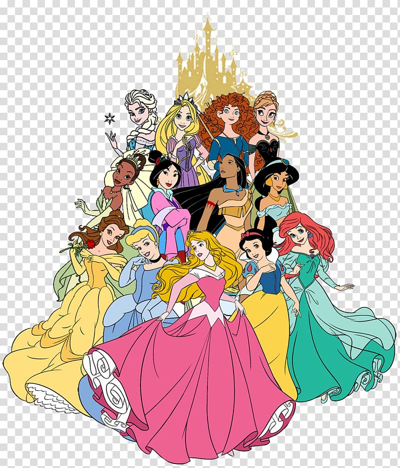 Ariel Elsa Sleeping Beauty Castle Cinderella Castle Pocahontas, Disney Castle transparent background PNG clipart