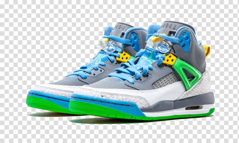 Sports shoes Jordan Spiz\'ike Air Jordan Basketball shoe, All Jordan Shoes Neon Bright transparent background PNG clipart
