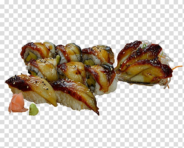 Yakitori Makizushi Sushi Kebab Pincho, sushi transparent background PNG clipart
