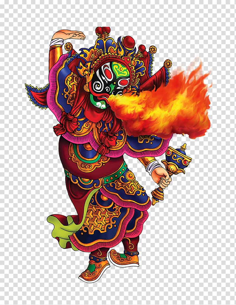 Poster Chinese opera Culture, Aesthetic quintessence of opera figures Spitfire transparent background PNG clipart