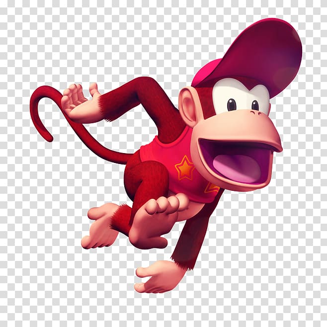 Donkey Kong Country 2: Diddys Kong Quest Super Mario Bros. Super Mario World, Monkey transparent background PNG clipart