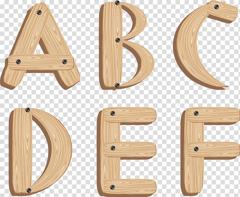 Letter English alphabet Wood, wood transparent background PNG clipart
