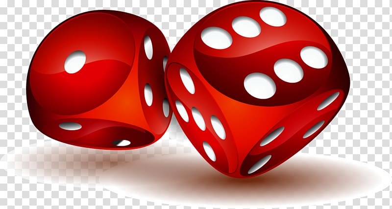 Gambling Casino Dice Poker, hand-painted dice transparent background PNG clipart