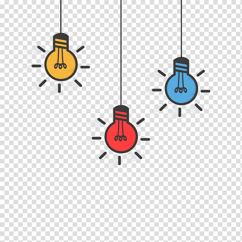 Creativity Thought Illustration, bulb transparent background PNG clipart