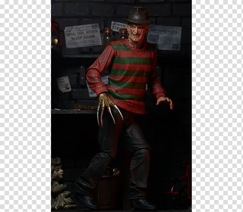 Freddy Krueger National Entertainment Collectibles Association YouTube A Nightmare on Elm Street Action & Toy Figures, youtube transparent background PNG clipart