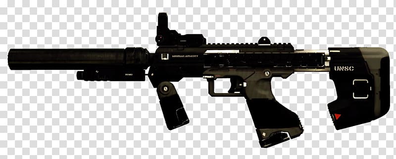 Halo 3: ODST Halo 2 Halo 4 Submachine gun, machine gun transparent background PNG clipart