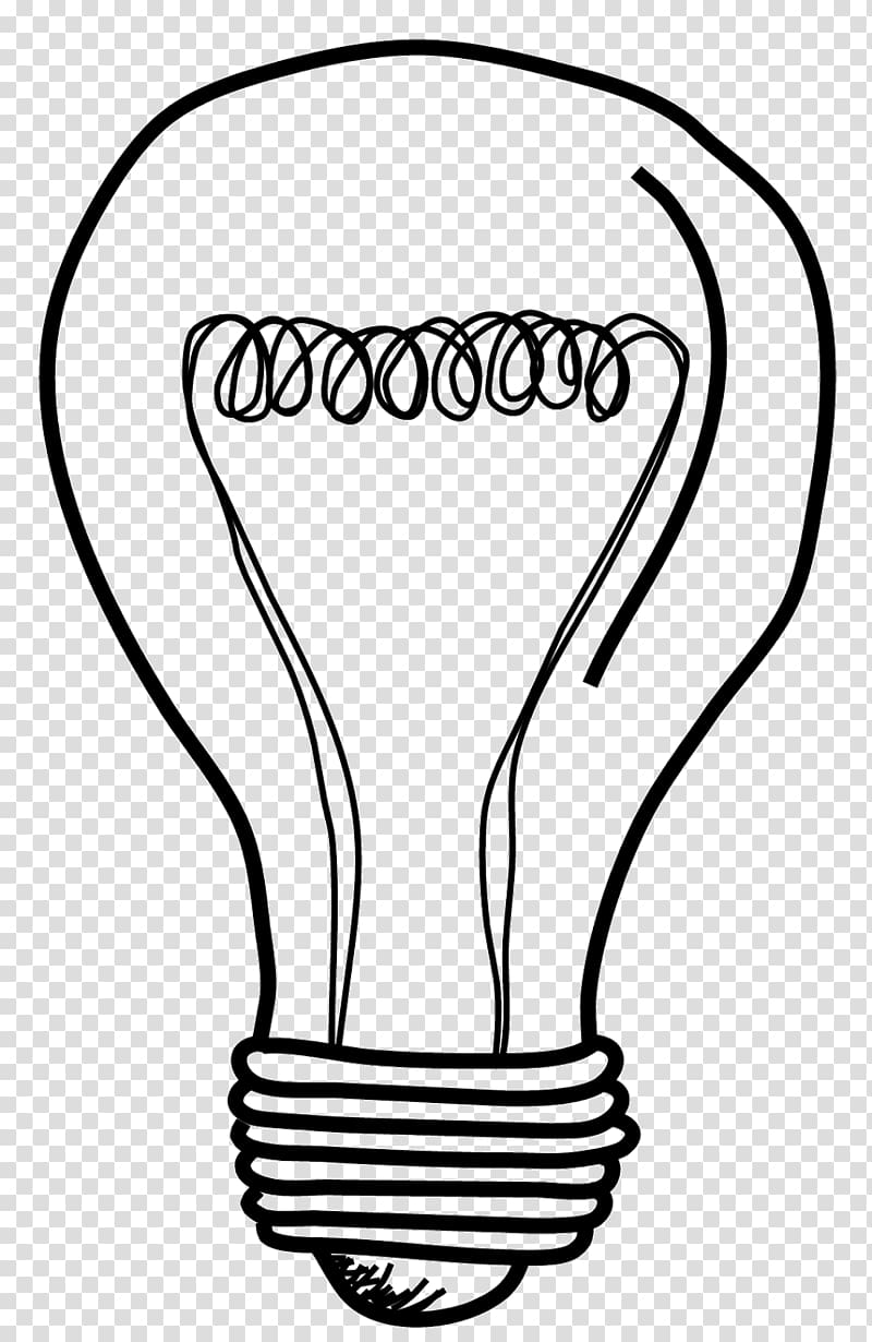 light bulb illustration, Incandescent light bulb Drawing , doodles transparent background PNG clipart