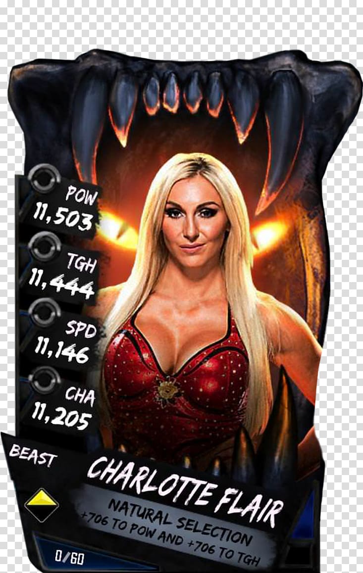 WWE SuperCard WWE SmackDown WWE Championship The Wyatt Family, charlotte flair transparent background PNG clipart