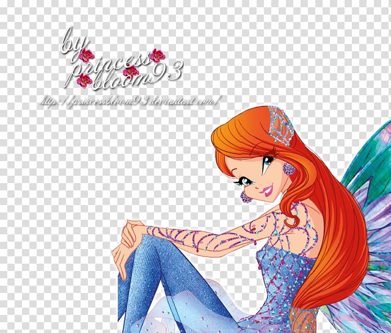 Bloom Flora Musa Roxy Sirenix, World Of Winx transparent background PNG clipart